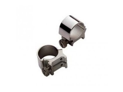 Kroužky Weaver, Top Mount, 1" (25,4mm), střední, stříbrné