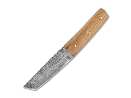 Malý lovecký damaškový nůž Dellinger Damask miniTanto Olive a
