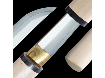 5049 shirasaya rain japanese sword t 10 steel real suguha hamon yokote