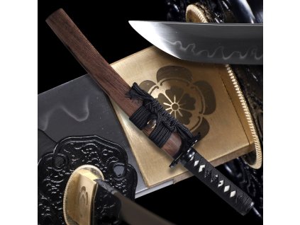 Funkční ready to fight replika samurajského tanto Saku 0,99 Shaku, T-10 Carbon Steel, Real Choji Hamon