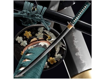 5007 tori japanese sword t 10 steel yokote choji hamon