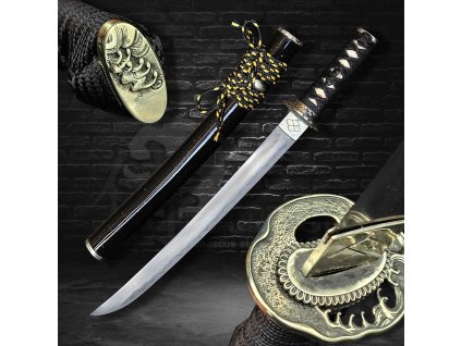 ST 130 wakizashi Tsunami Silver T 10, Choji Hamon1