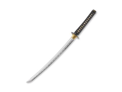 Replika samurajský meč Wakizashi Odawara 1,60 Shaku, uhlíková ocel AISI 1045, leštěná imitace hamonu, Yokote