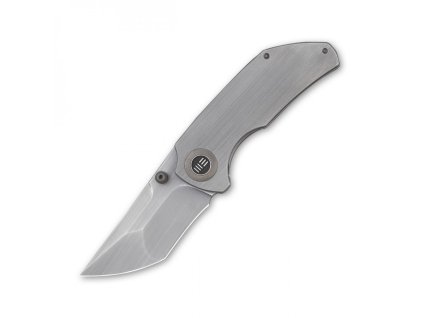 Kompaktní zavírací nůž WEKNIFE Thug Grey Stonewashed s čepelí z oceli CPM 20CV a titanovou rukojetí