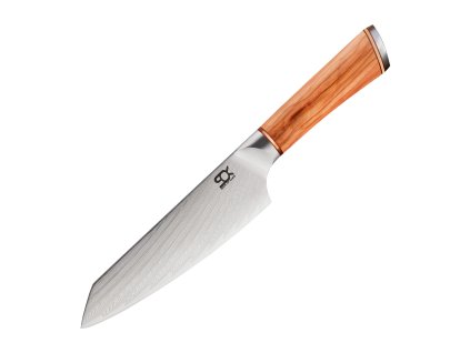 Kuchařský nůž Chef 155 mm SOK Olive Sunshine Damascus