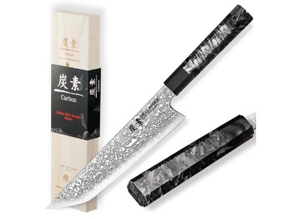 nůž Chef Sakimaru 215 mm Dellinger G10 Carbon Fiber Octagon 7