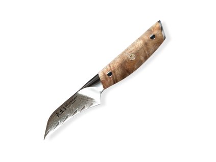 Loupací nůž Paring 75 mm Dellinger Longevity Damascus Edition