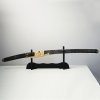 5178 3 japanese wakizashi aikuchi folded steel real gunome hamon