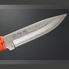 Japonský damaškový nůž Kanetsune Shu-Karasu s oranžovým paracordem j