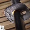 Řemeslná replika meče katana Junrei-sha s leštěnou imitací hamonu a žlábkem Bo-Hi c