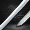 Funkční replika meče samuraje katana Supina 2,32 Shaku, AISI 1095 carbon steel, reálný hamon Choji, diamond shaped Yokote d