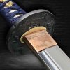 Špičková replika samurajského meče katana Yudragon 2,20 Shaku, uhlíková ocel T-10, reálný Suguha hamon, diamond shaped Yokote e