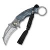 Zavírací damaškový nůž karambit Dellinger Tueur VG-10 Damascus Maple