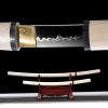 4992 13 shirasaya hirazuki japanese sword t 10 steel real choji hamon