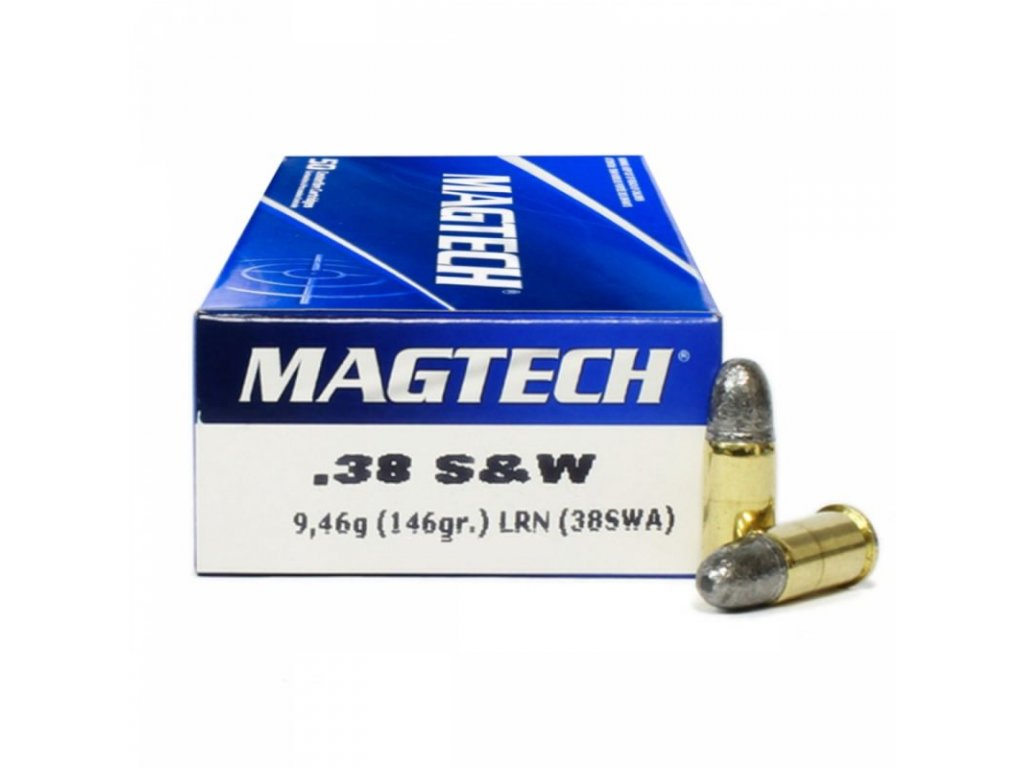 Náboj Magtech 38 S&W LRN 9,46 g