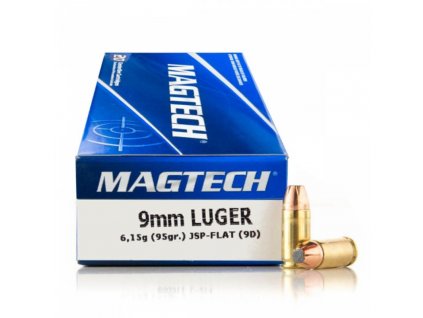 Náboj Magtech 9 mm Luger JSP 6,15 g