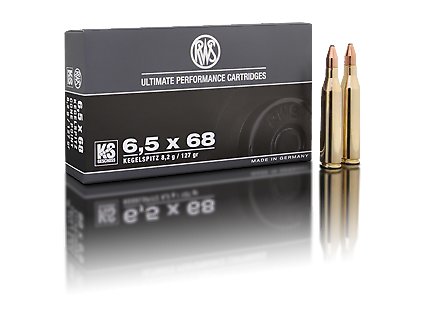 Kulový náboj RWS 6,5x68 KS 8,2 g