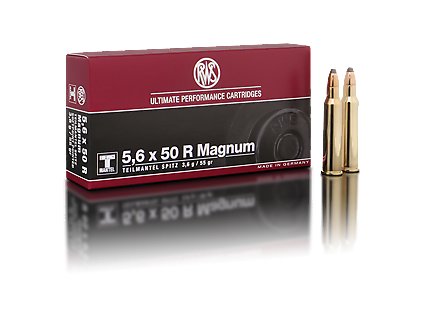 Kulový náboj RWS 5,6x50 R Magnum TMS 3,6 g