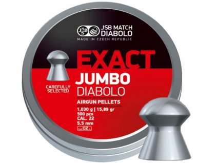 Diabolky JSB EXACT JUMBO DIABOLO 5,51 (250ks)