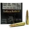 Kulový náboj S&B 7,62x39 FMJ 11,3 g