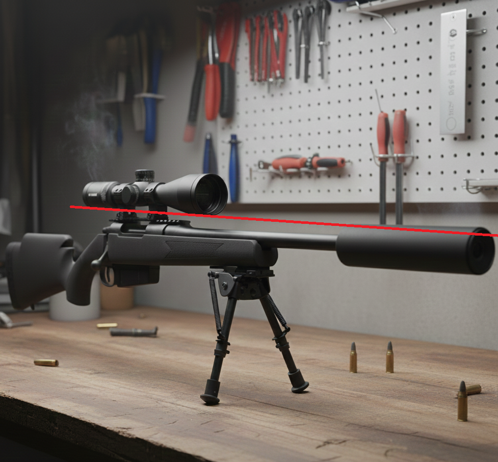 Nízká montáž, velký problém: proč vidíte tlumič v zaměřovači a jak tomu předejít