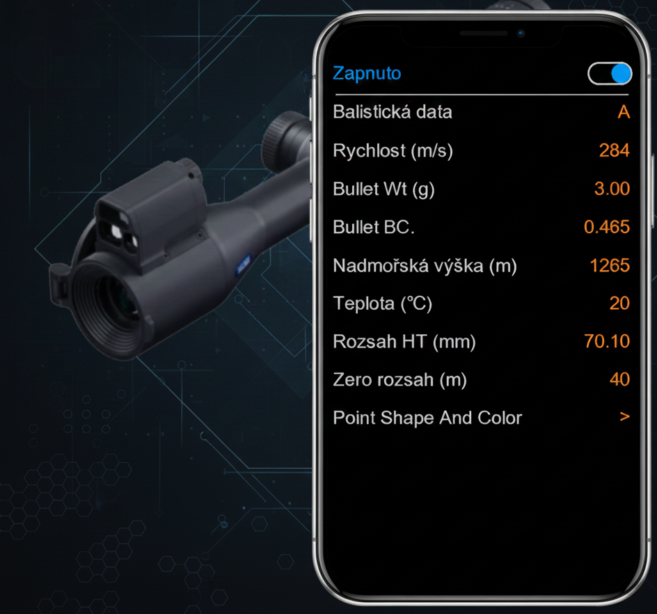 NÁVOD: Jak správně nastavit balistický kalkulátor