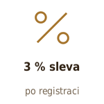 Sleva 3% pro registrované