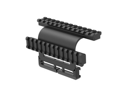Boční montáž AK 47 / 74 s upínkou, 2 x weaver MIL-STD-1913 - ocelová