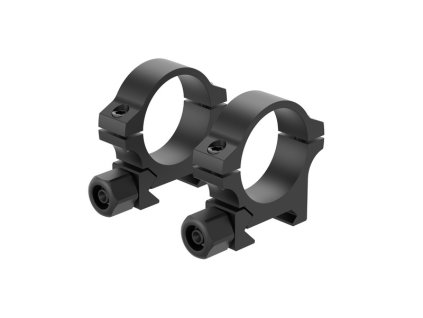 Dělená montáž optiky - upínání maticí, výška 20,5mm, objímka Ø30mm