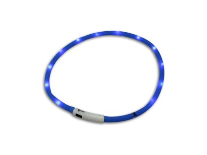 Svítící LED obojek pro psy, různé barvy - Modrá (Barva obojku Modrá)