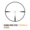 TANGO MSR LPVO 1 10X28MM RETICLE