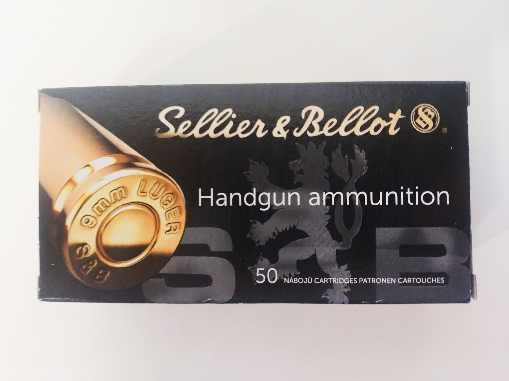 9mm Luger Sellier & Bellot FMJ hermetické balení