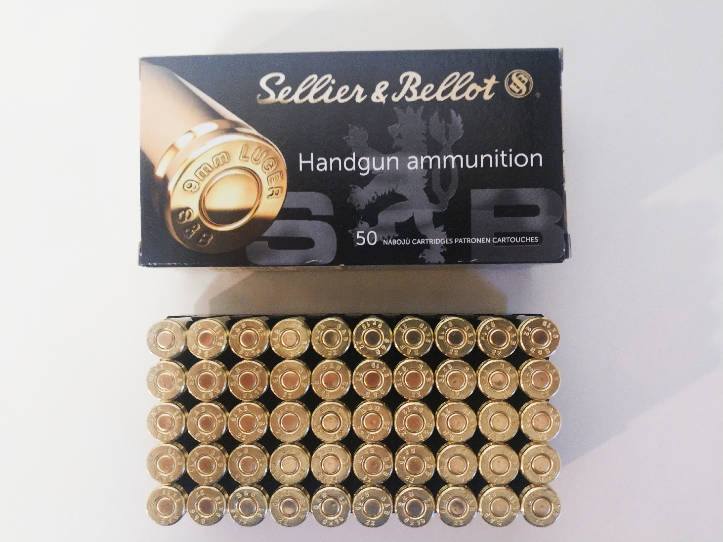 9mm Luger Sellier & Bellot FMJ