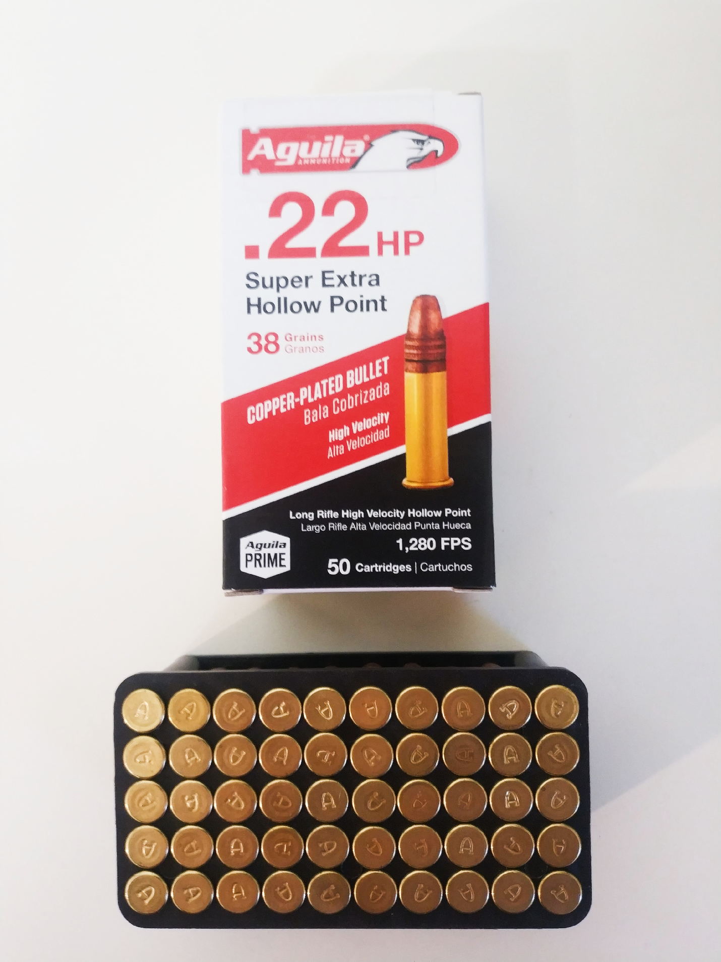 Aguila .22LR Super Extra HV HP 40gr