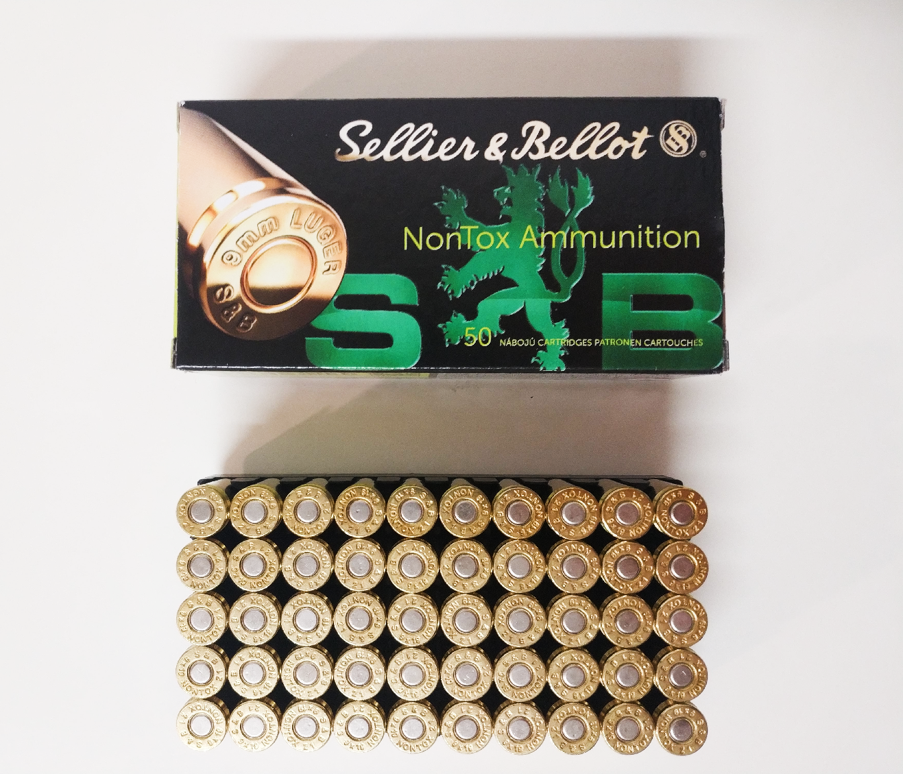 9mm Luger Sellier & Bellot NONTOX TFMJ