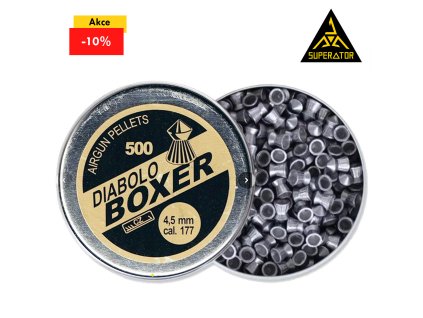 1206 1 diabolky diabolo boxer 4 5mm 500ks se spicatou hlavickou ktera zvysuje pruraznost