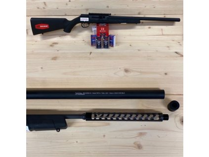 Malorážka sam. Savage Arms, Mod: A22 PSR, Ráže: .22LR, pažba polymer, integrovaný tlumič