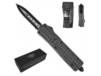 Vystřelovací OTF nůž "SKULL-SLICER" s pouzdrem