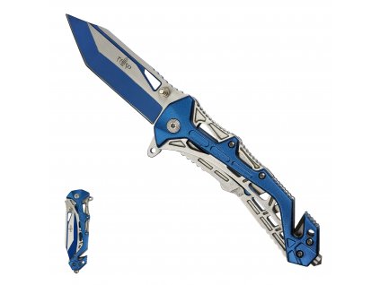 Zavírací nůž "BLUE FUTURE" se záchranářskými funkcemi