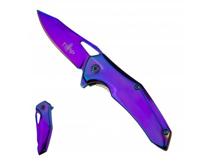 Zavírací nůž "PURPLE RAINBOW"