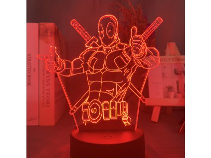 3D akrylová stolní lampička "DEADPOOL" - MARVEL