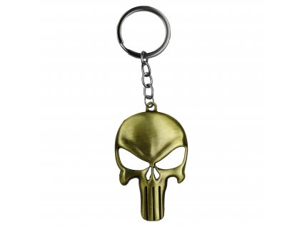 Kovový přívěšek "PUNISHER'S SKULL"