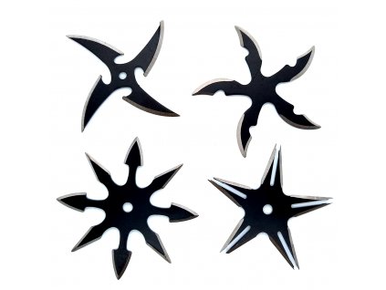 Sada vrhacích hvězdic "SECRET NINJA" 4 kusy