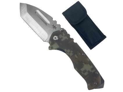 Masivní zavírací nůž "DIGITAL CUBE ARMY" s pouzdrem