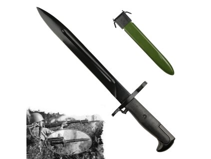 Vojenský bajonet "US M1 Garand Bayonet" s pouzdrem