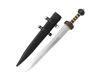 Římský gladius "MAXIMUS DECIMUS MERIDIUS" s pochvou