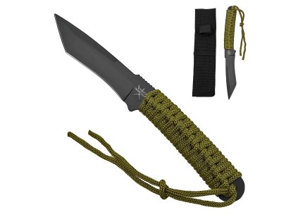Vojenský nůž "TANTO FORCES" s pouzdrem