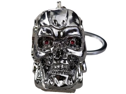 Přívěsek na klíče "SILVER SKULL OF T-800" - Terminator
