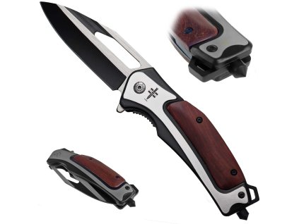Poloautomatický nůž "LUXURY EDC" s hrotem na sklo