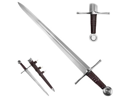 Středověký meč "KINGDOM'S EDGE" s páskem - na kontaktní šerm
